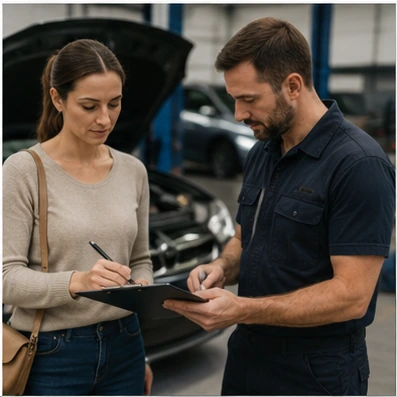 Garage automobile : préparer une demande de réparation